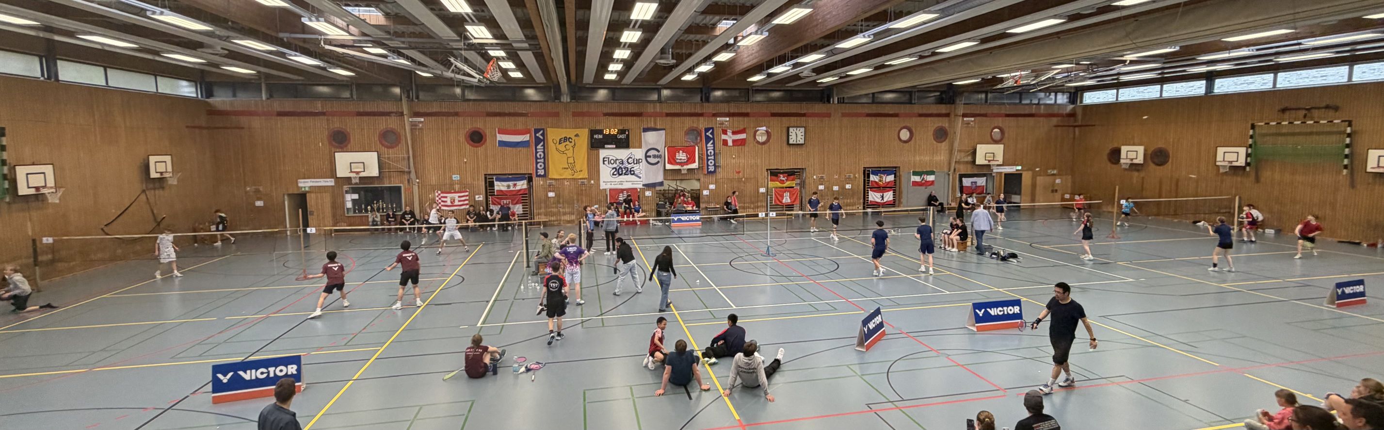 Flora Cup 2026 Blick in die Halle
